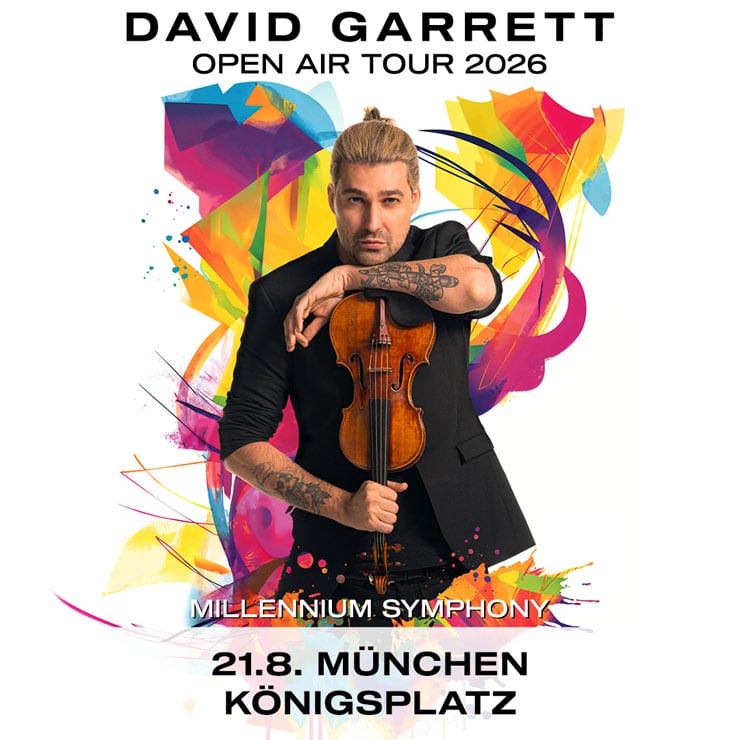 David Garrett Tickets Rabatt München 2026