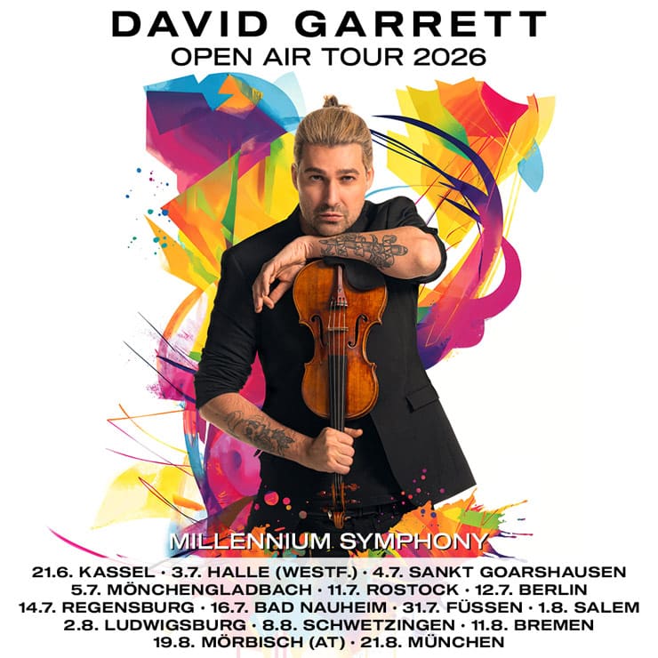 David Garrett Tickets 2026