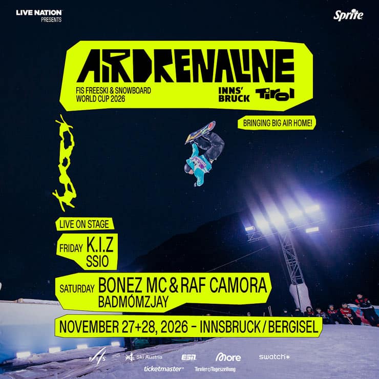 Airdrenaline Innsbruck 2026 Hotel Tickets
